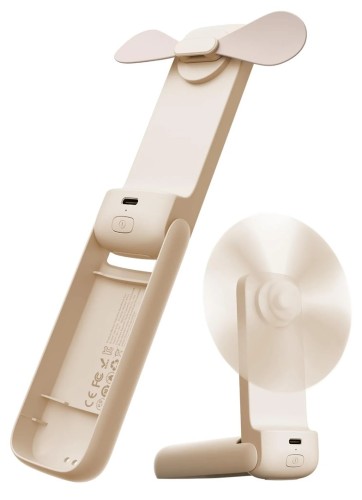 Aecooly Pocket 01 Składany wentylator ręczny, beżowy - 3072107
