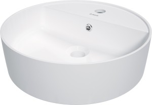 Umywalka ceramiczna nablatowa z miejscem na baterię