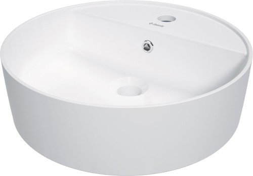 Umywalka ceramiczna nablatowa z miejscem na baterię - 3072504