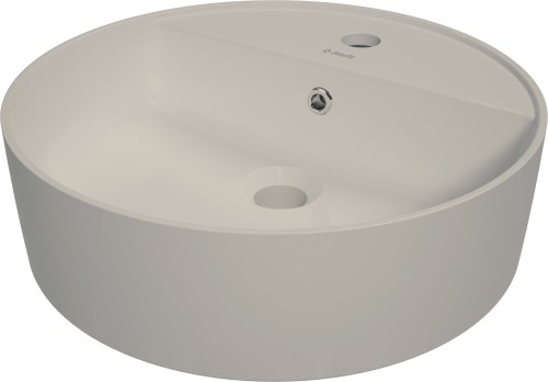 Umywalka ceramiczna nablatowa z miejscem na baterię - 3072505