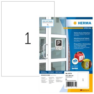 HERMA 10775 etykiet do nadruku Biały Samoprzylepne etykiety do drukowania