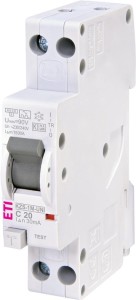 RELAY CURR LEAK 1P+N A 20A KZS-1M-UNI