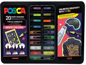 POSCA Marker UNI Etui Groovy Colours 20x