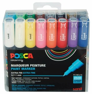 POSCA PC-1M Wielobarwny 16 szt.