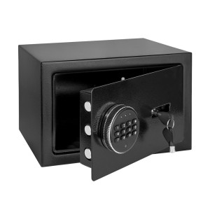 Sejf domowy elektroniczny na kod PIN i klucz – sejf na pieniądze i dokumenty Rebel RB-7002