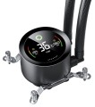 GameMax ICEBURG 360 DIGITAL BK system chłodzenia komputerów Procesor Chłodnica cieczy all-in-one 12 cm Czarny 1 szt. - 3073332