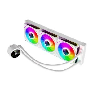 GameMax ICEBURG 360 DIGITAL WH system chłodzenia komputerów Procesor Chłodnica cieczy all-in-one 12 cm Biały 1 szt.