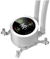 GameMax ICEBURG 360 DIGITAL WH system chłodzenia komputerów Procesor Chłodnica cieczy all-in-one 12 cm Biały 1 szt. - 3073343