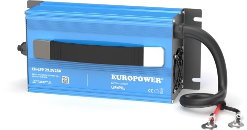 ŁADOWARKA PROSTOWNIK DO AKUMULATORÓW LiFePO4 EUROPOWER CH-LFP/24/25 29,2V 25A KONEKTOR M8 - 3045617