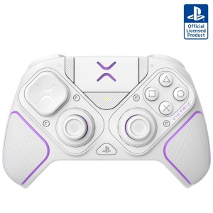 PDP 052-002-WH kontroler gier Fioletowy, Biały RF/USB Gamepad Analogowa/Cyfrowa PC, PlayStation 4, PlayStation 5
