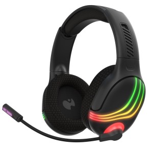 PDP 049-032-BK słuchawki/zestaw słuchawkowy Bezprzewodowy Opaska na głowę Gaming Bluetooth Czarny