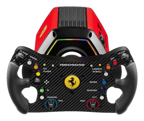 Thrustmaster T818 Ferrari 488 GT3 Simulator Czarny, Czerwony USB Kierownica + pedały Analogowa/Cyfrowa PC - 3074866