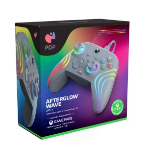 PDP Afterglow Wave Szary USB Gamepad Analogowa/Cyfrowa PC, Xbox One, Xbox Series S, Xbox Series X