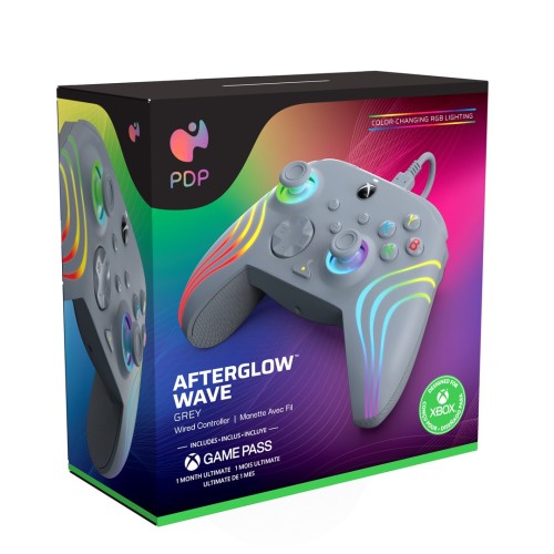 PDP Afterglow Wave Szary USB Gamepad Analogowa/Cyfrowa PC, Xbox One, Xbox Series S, Xbox Series X - 3074885