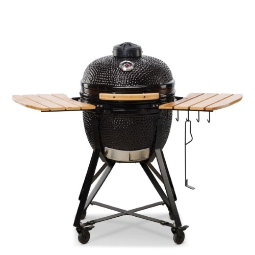 Kamado Bono Media Ceramic Grill 20” Kamado barbecue/grill Wózek Węgiel drzewny (paliwo) Czarny - 3075189
