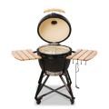 Kamado Bono Media Ceramic Grill 20” Kamado barbecue/grill Wózek Węgiel drzewny (paliwo) Czarny - 3075188