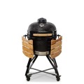 Kamado Bono Media Ceramic Grill 20” Kamado barbecue/grill Wózek Węgiel drzewny (paliwo) Czarny - 3075185