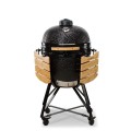 Kamado Bono Grande Ceramic Grill 23” Kamado barbecue/grill Wózek Węgiel drzewny (paliwo) Czarny - 3075190