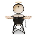 Kamado Bono Grande Ceramic Grill 23” Kamado barbecue/grill Wózek Węgiel drzewny (paliwo) Czarny - 3075193