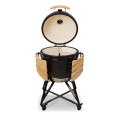 Kamado Bono Grande Ceramic Grill 23” Kamado barbecue/grill Wózek Węgiel drzewny (paliwo) Czarny - 3075194