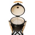 Kamado Bono Grande Ceramic Grill 23” Kamado barbecue/grill Wózek Węgiel drzewny (paliwo) Czarny - 3075195