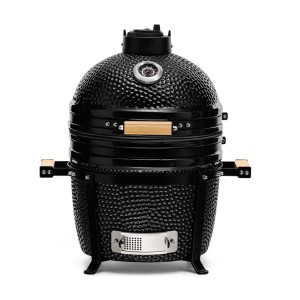 Kamado Bono Minimo Ceramic Grill 15” Kamado barbecue/grill Wózek Węgiel drzewny (paliwo) Czarny