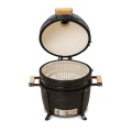 Kamado Bono Minimo Ceramic Grill 15” Kamado barbecue/grill Wózek Węgiel drzewny (paliwo) Czarny - 3075203