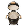 Kamado Bono Minimo Ceramic Grill 15” Kamado barbecue/grill Wózek Węgiel drzewny (paliwo) Czarny - 3075202