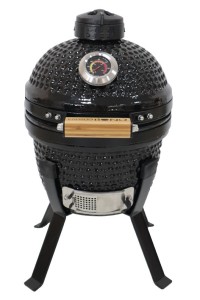 Kamado Bono Picnic Ceramic Grill 13” Kamado barbecue/grill Wózek Węgiel drzewny (paliwo) Czarny