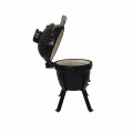 Kamado Bono Picnic Ceramic Grill 13” Kamado barbecue/grill Wózek Węgiel drzewny (paliwo) Czarny - 3075217