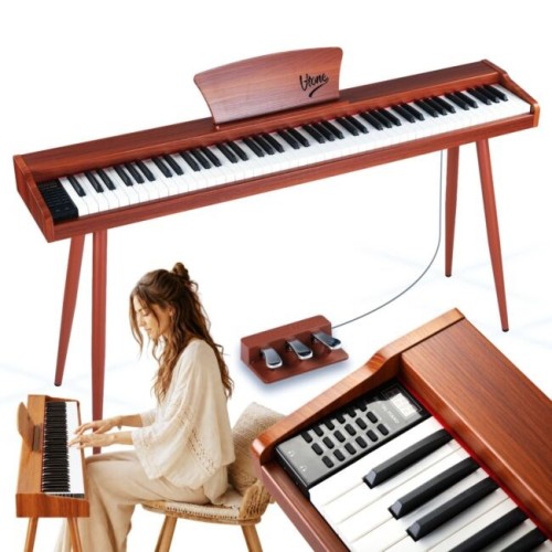V-TONE BL-130 pianino cyfrowe czteronożne brązowe - 3075239