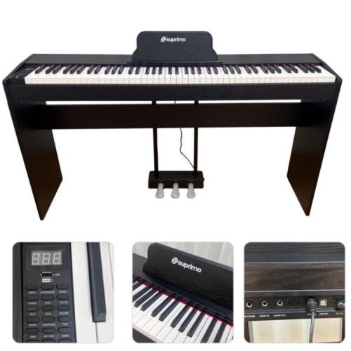 SUPRIMO SDP88 BK pianino cyfrowe stacjonarne czarn - 3075242