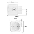 GREENBLUE ZDALNIE STEROWANE GNIAZDKO WIFI, ANDROID/IOS/ALEXA/GOOGLE HOME, TIMER, WATOMIERZ, MAX 16A/3840W GB735 W - 3075298