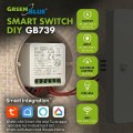 GREENBLUE PRZEKAŹNIK WIFI DOPUSZKOWY, ANDROID/IOS/ALEXA/GOOGLE HOME,100-240V AC, 50/60HZ, MAX.16A, DLA LED 150W GB739 - 3075349