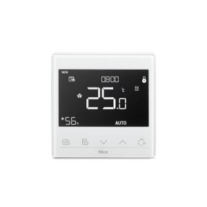 Termostat do sterowania ogrzewaniem podłogowym Nice Warm-Control White