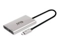 CLUB3D CSV-1586 huby i koncentratory Thunderbolt 3 40000 Mbit/s Srebrny - 3075537