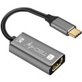Techly IADAP-USBC-HDMI8 zewnętrzna karta graficzna usb 7680 x 4320 px Czarny, Srebrny - 3075549