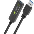 Techly ICUR30100G kabel USB USB 3.2 Gen 1 (3.1 Gen 1) 10 m USB A Czarny - 3075550