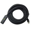 Techly ICUR30100G kabel USB USB 3.2 Gen 1 (3.1 Gen 1) 10 m USB A Czarny - 3075552