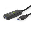 Techly ICUR30100G kabel USB USB 3.2 Gen 1 (3.1 Gen 1) 10 m USB A Czarny - 3075554