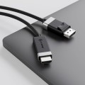 ALOGIC FUDPHD2-SGR adapter kablowy 2 m DisplayPort HDMI Czarny, Szary - 3075584
