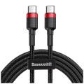 Kabel Baseus CATKLF-H91 (USB typu C M - USB 2.0 M; 2m; kolor czarno-czerwony) - 1447105