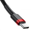 Kabel Baseus CATKLF-H91 (USB typu C M - USB 2.0 M; 2m; kolor czarno-czerwony) - 3045894