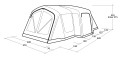Outwell Montana 6 Air 6 os. Zielony, Szary Namiot tunelowy - 3075702