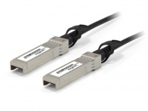 LevelOne DAC-0101 kabel InfiniBand / światłowodowy 1 m SFP+ Czarny, Stal nierdzewna