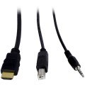 Inter-Tech AS-21HA HDMI przełącznik KVM Czarny - 3076419