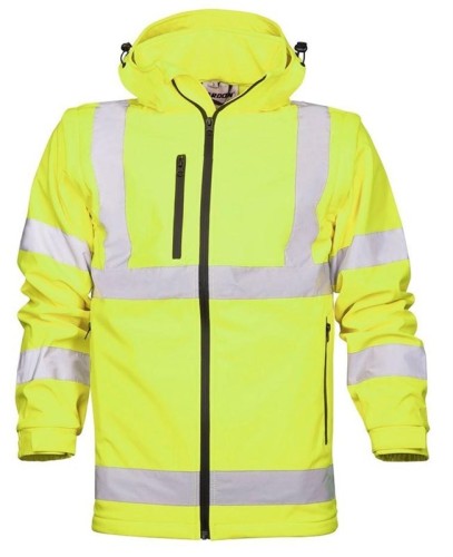 SOFTSHELL JACKE REF501 HI-VIZ YELLOW 2XL - 3076594
