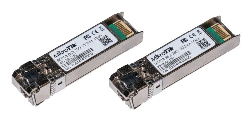Mikrotik SFP/SFP+/SFP28 BiDi: XS+2733LC15D moduł przekaźników sieciowych Swiatłowód 25000 Mbit/s LC 1330 nm - 3077783