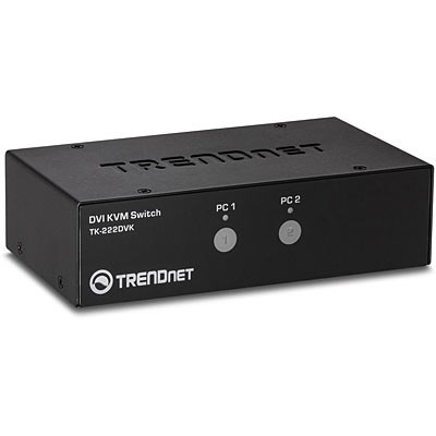 TRENDnet KVM  2-port DVI Switch Kit - 3077910