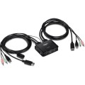 Trendnet TK-220DPI przełącznik KVM Czarny - 3077914